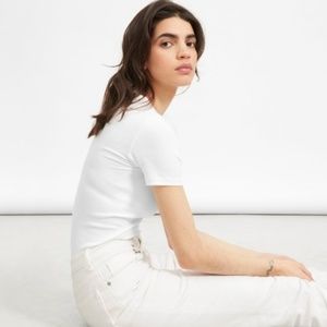 Everlane Cheeky Straight Jean in Bone